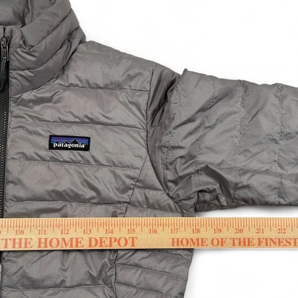Patagonia Down Sweater Puffer‎ Jacket Womens XS Gray Lightweight Warm
